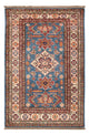 Tapete Ziegler - Kazak - Real - 129 x 84 cm - azul