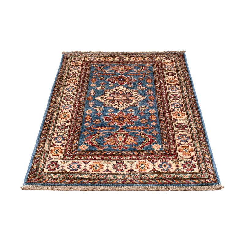 Tapete Ziegler - Kazak - Real - 129 x 84 cm - azul