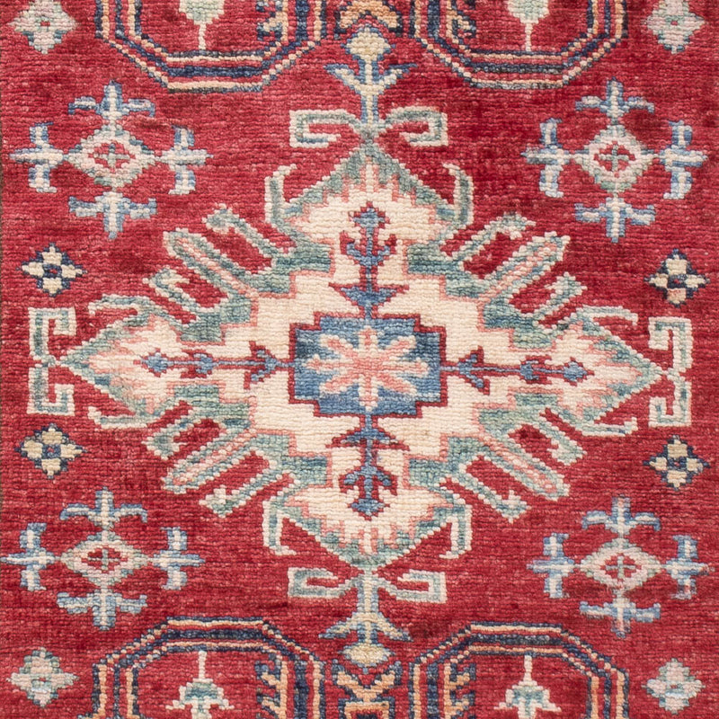 Tapete Ziegler - Kazak - Real - 122 x 81 cm - vermelho