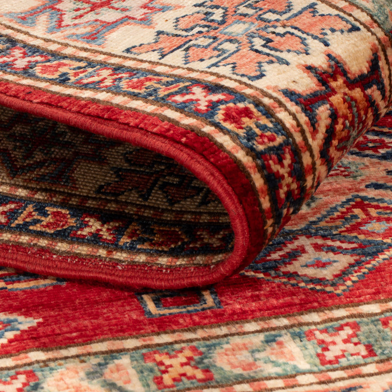 Tapete Ziegler - Kazak - Real - 122 x 81 cm - vermelho