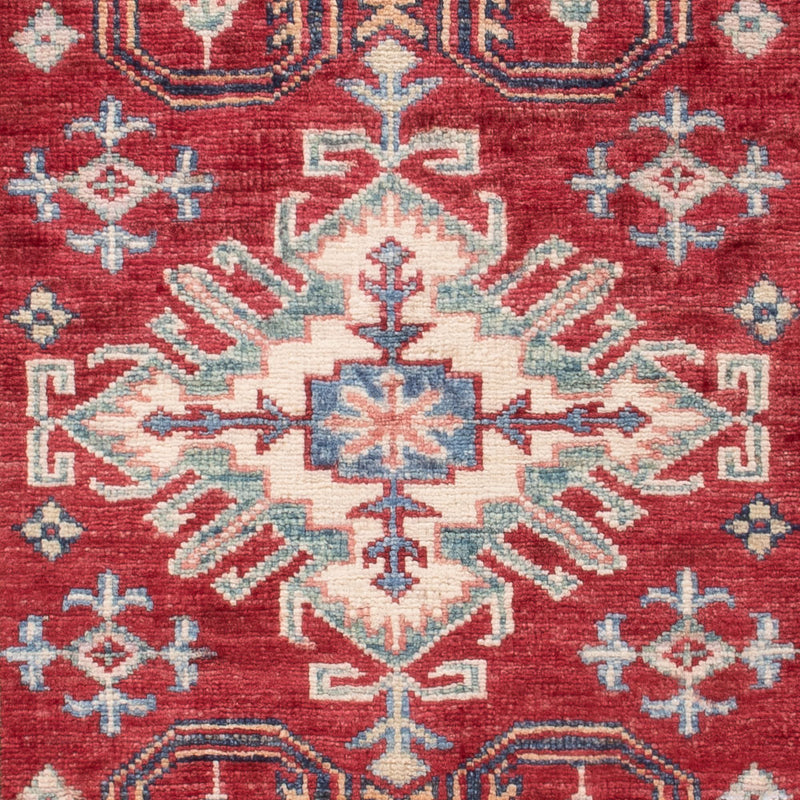 Tapete Ziegler - Kazak - Real - 123 x 78 cm - vermelho