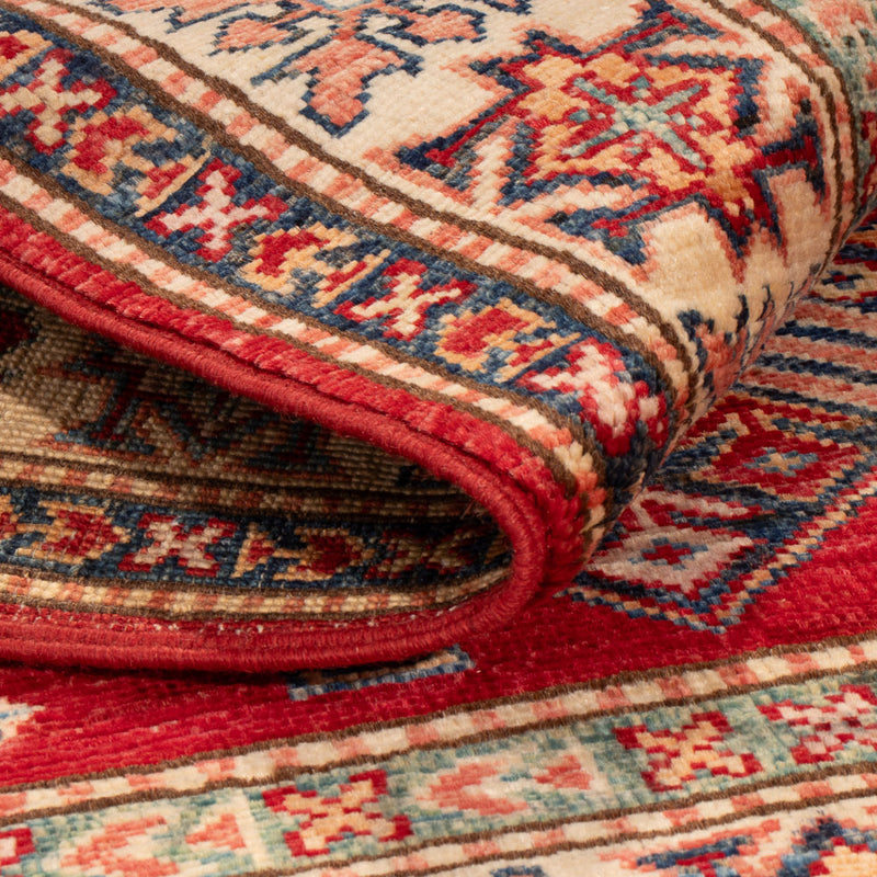 Tapete Ziegler - Kazak - Real - 123 x 78 cm - vermelho