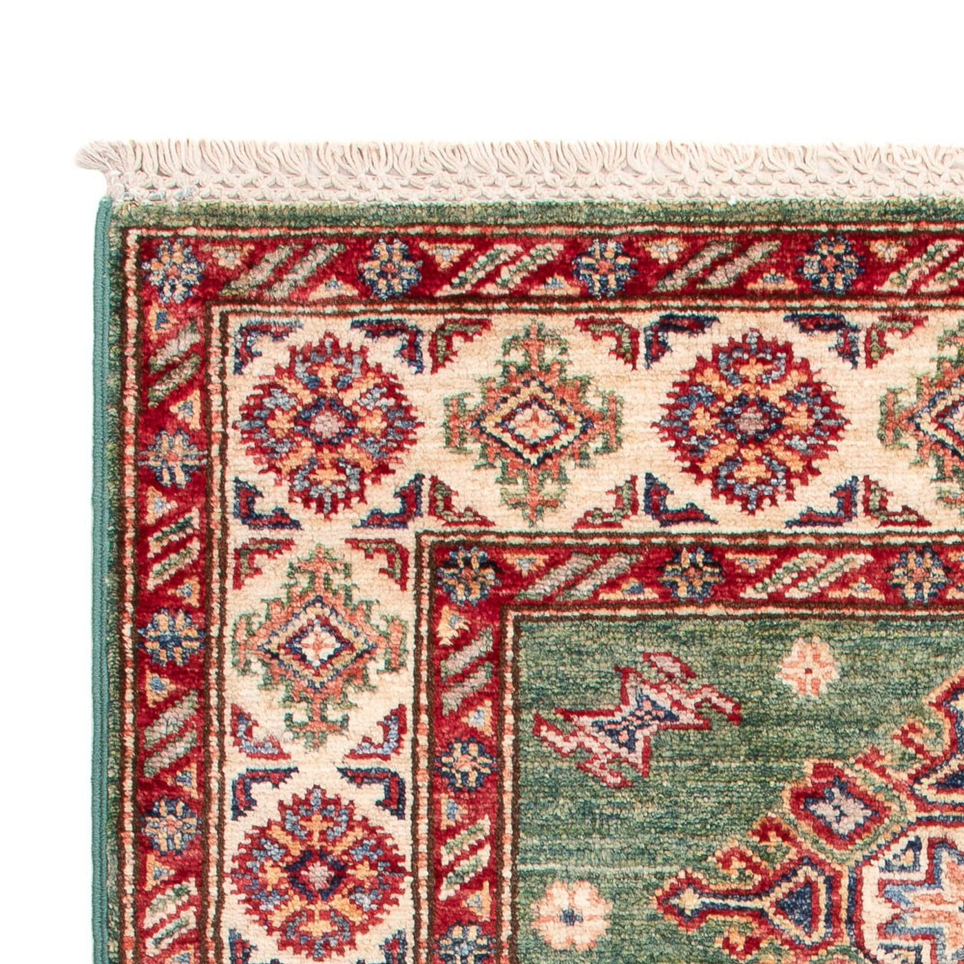 Tapete Ziegler - Kazak - Real - 117 x 77 cm - verde