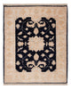 Tapete Ziegler - 98 x 81 cm - preto