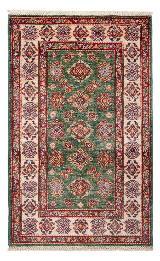 Tapete Ziegler - Kazak - Real - 122 x 78 cm - verde