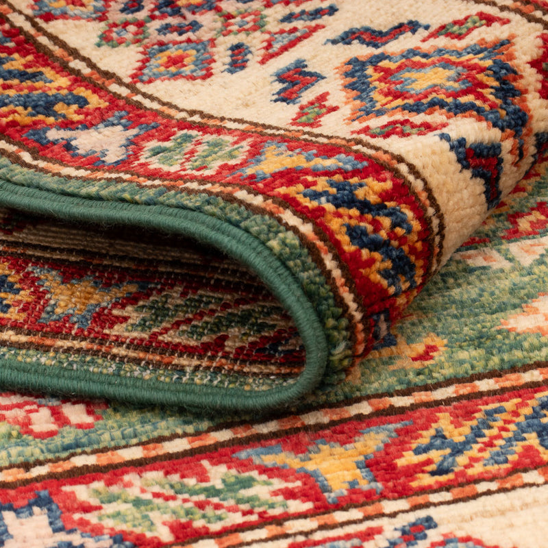 Tapete Ziegler - Kazak - Real - 122 x 78 cm - verde