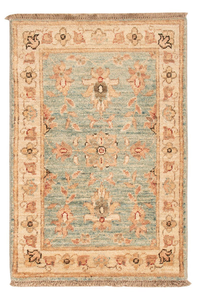 Tapete Ziegler 50x73cm - Tapete Oriental - azul claro