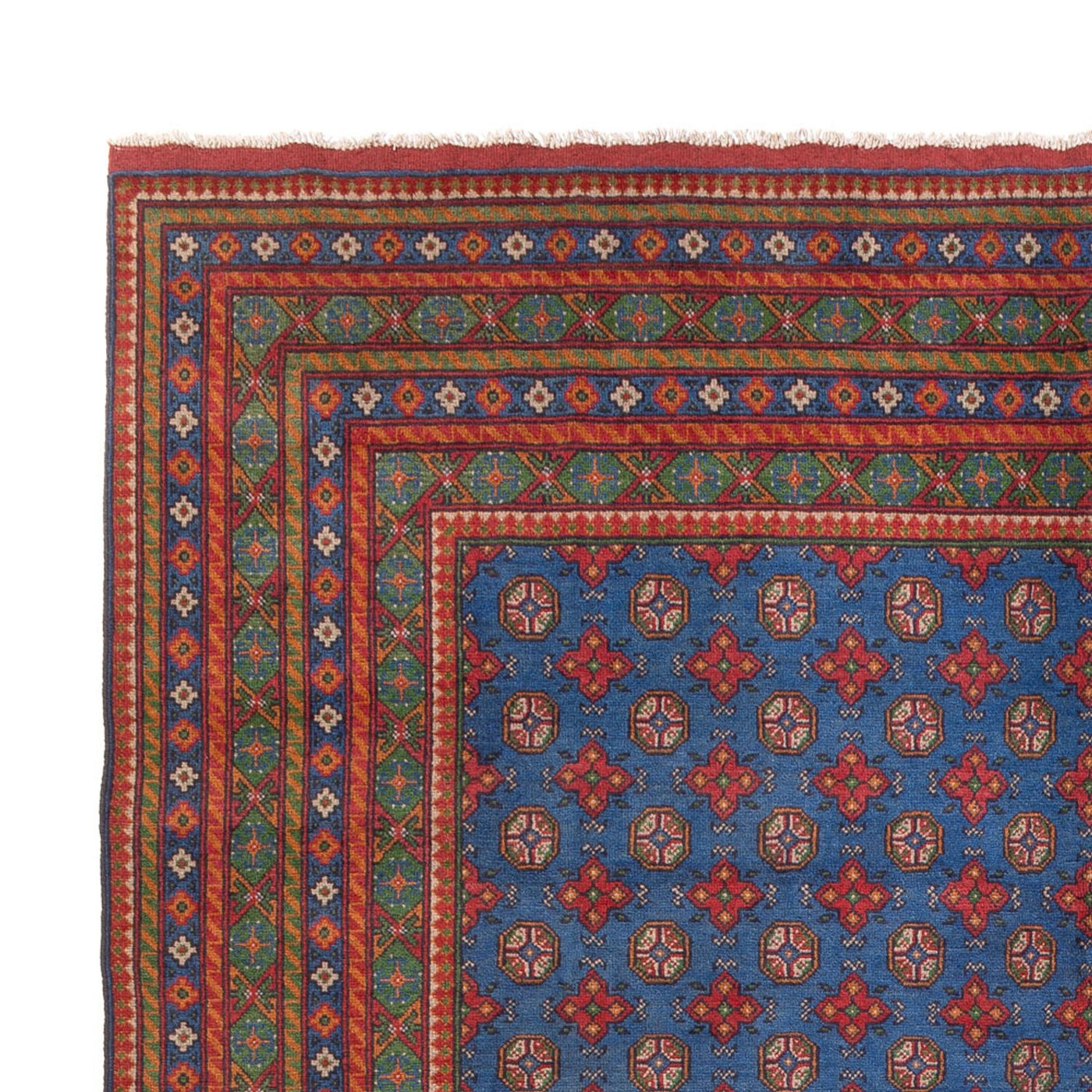 Tapete afegão - Filpa - 394 x 300 cm - azul