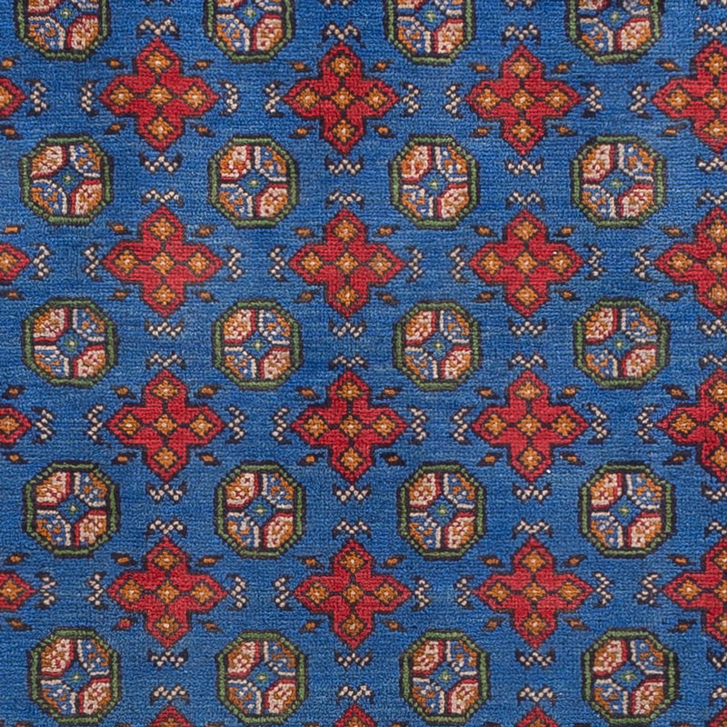 Tapete afegão - Filpa - 296 x 203 cm - azul