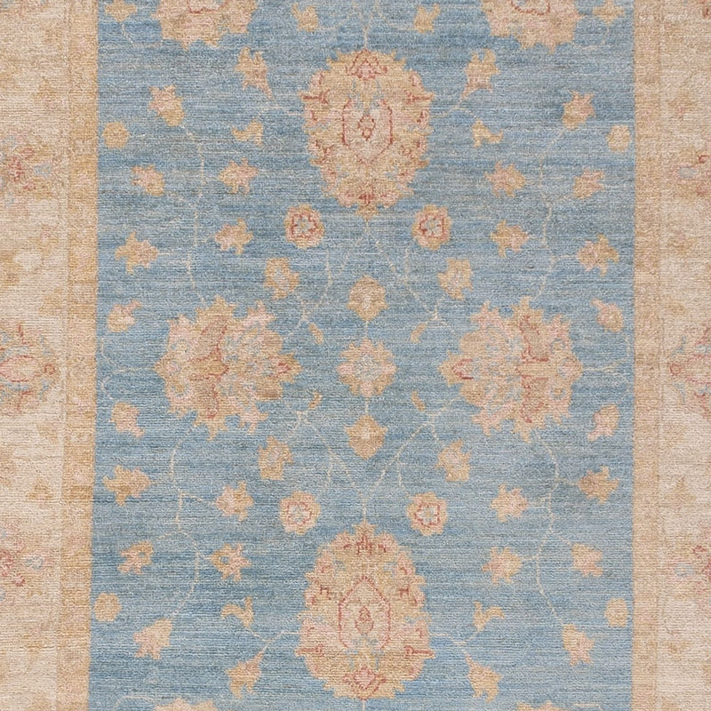 Corredor Tapete Ziegler - 396 x 121 cm - azul claro