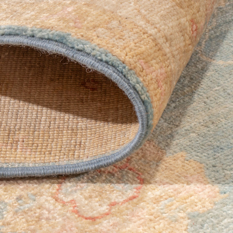Corredor Tapete Ziegler - 396 x 121 cm - azul claro