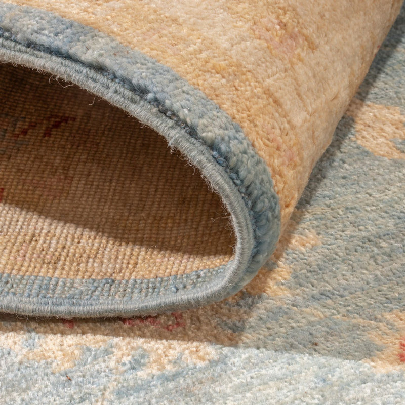 Corredor Tapete Ziegler - 485 x 143 cm - azul claro