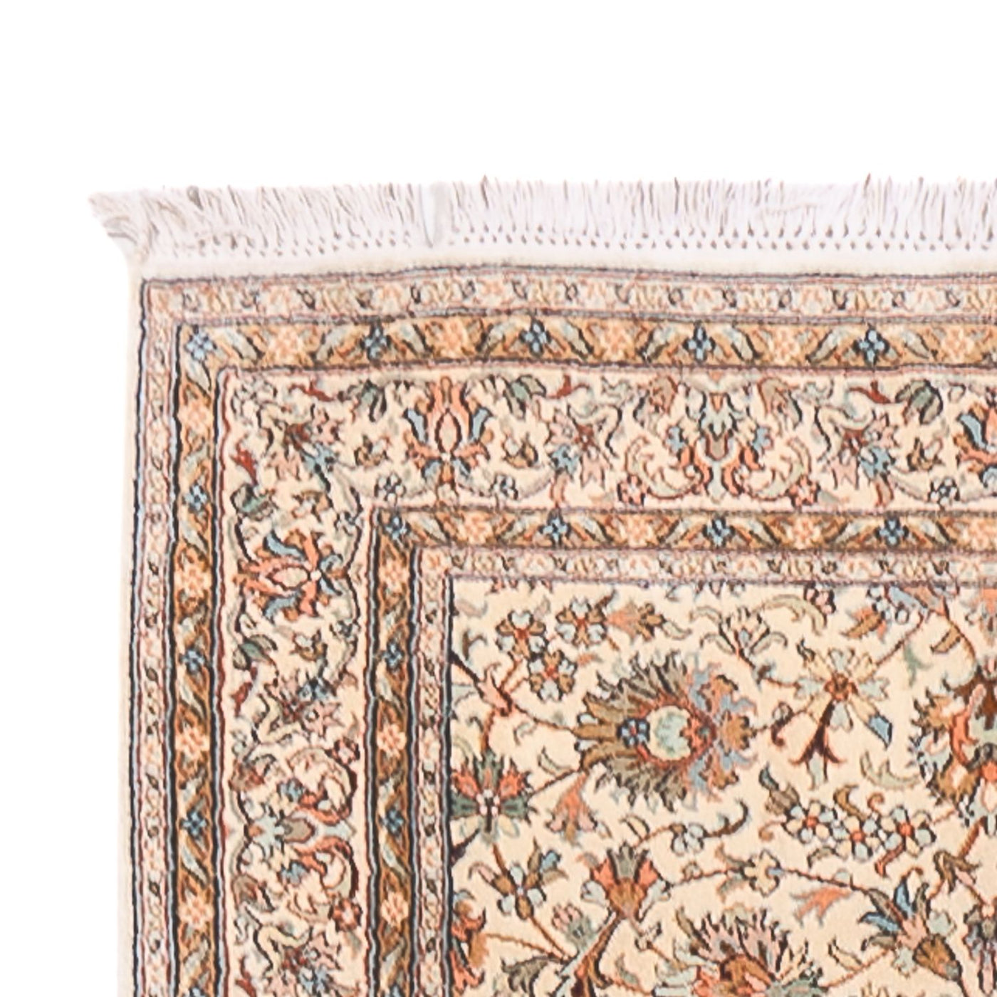 Seda da Caxemira Tapete 444x94cm - Tapete Oriental