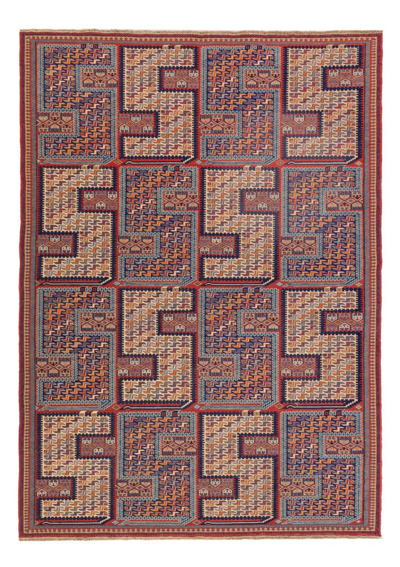 Kilim afegão Tapete 217x157cm