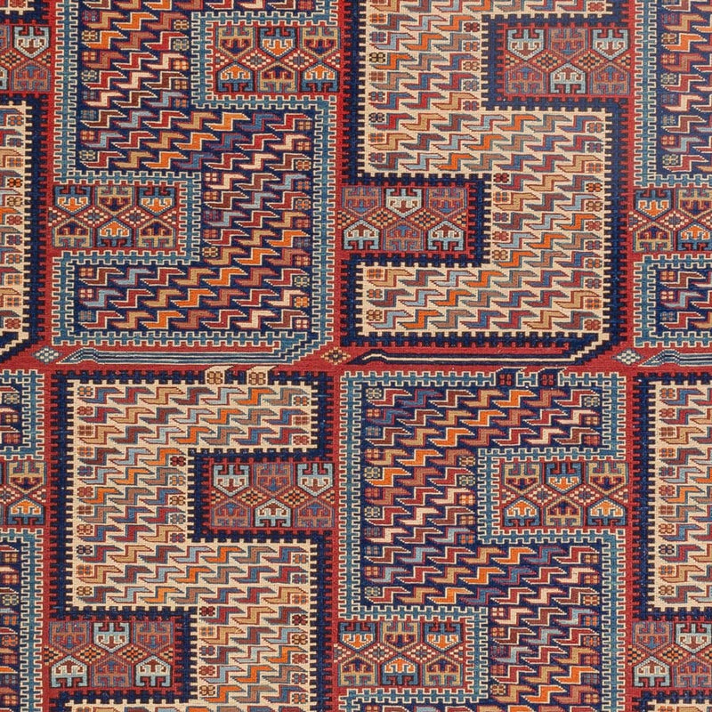 Kilim afegão Tapete 217x157cm