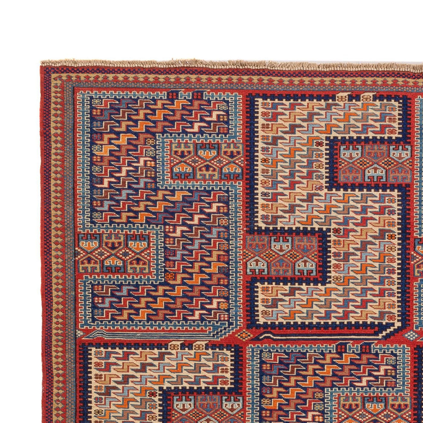 Kilim afegão Tapete 217x157cm