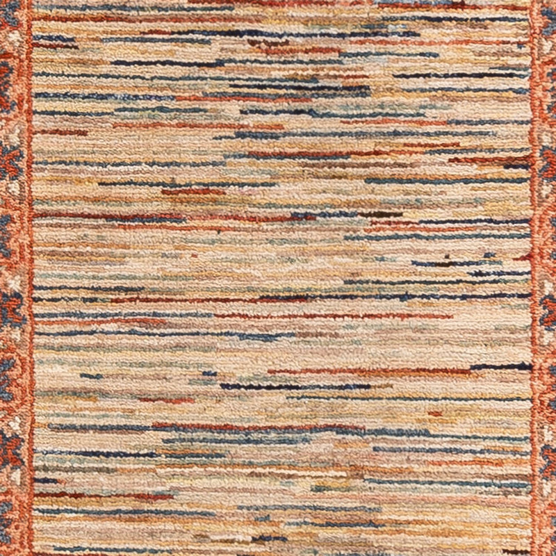 Corredor Tapete Gabbeh - Persa - 146 x 55 cm - multicolorido