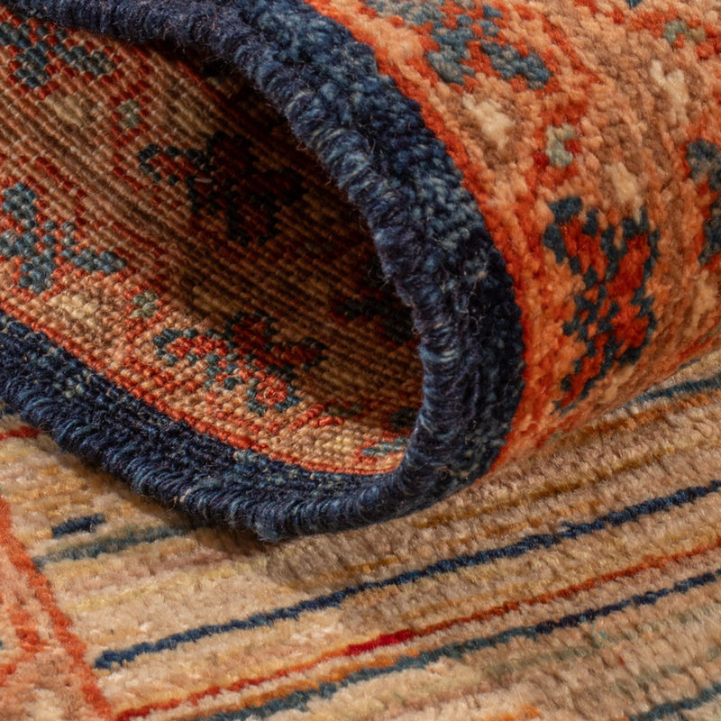 Corredor Tapete Gabbeh - Persa - 146 x 55 cm - multicolorido