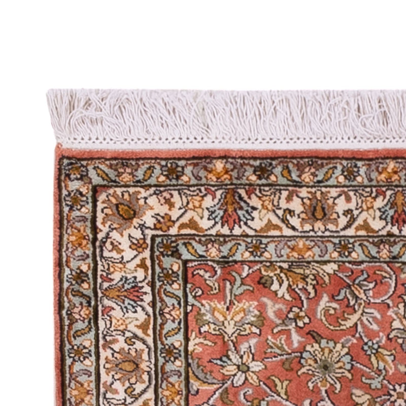 Corredor Tapete de seda - Kashmir Silk - 188 x 78 cm - vermelho claro