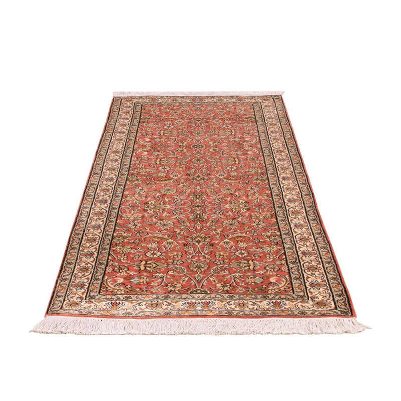 Corredor Tapete de seda - Kashmir Silk - 188 x 78 cm - vermelho claro