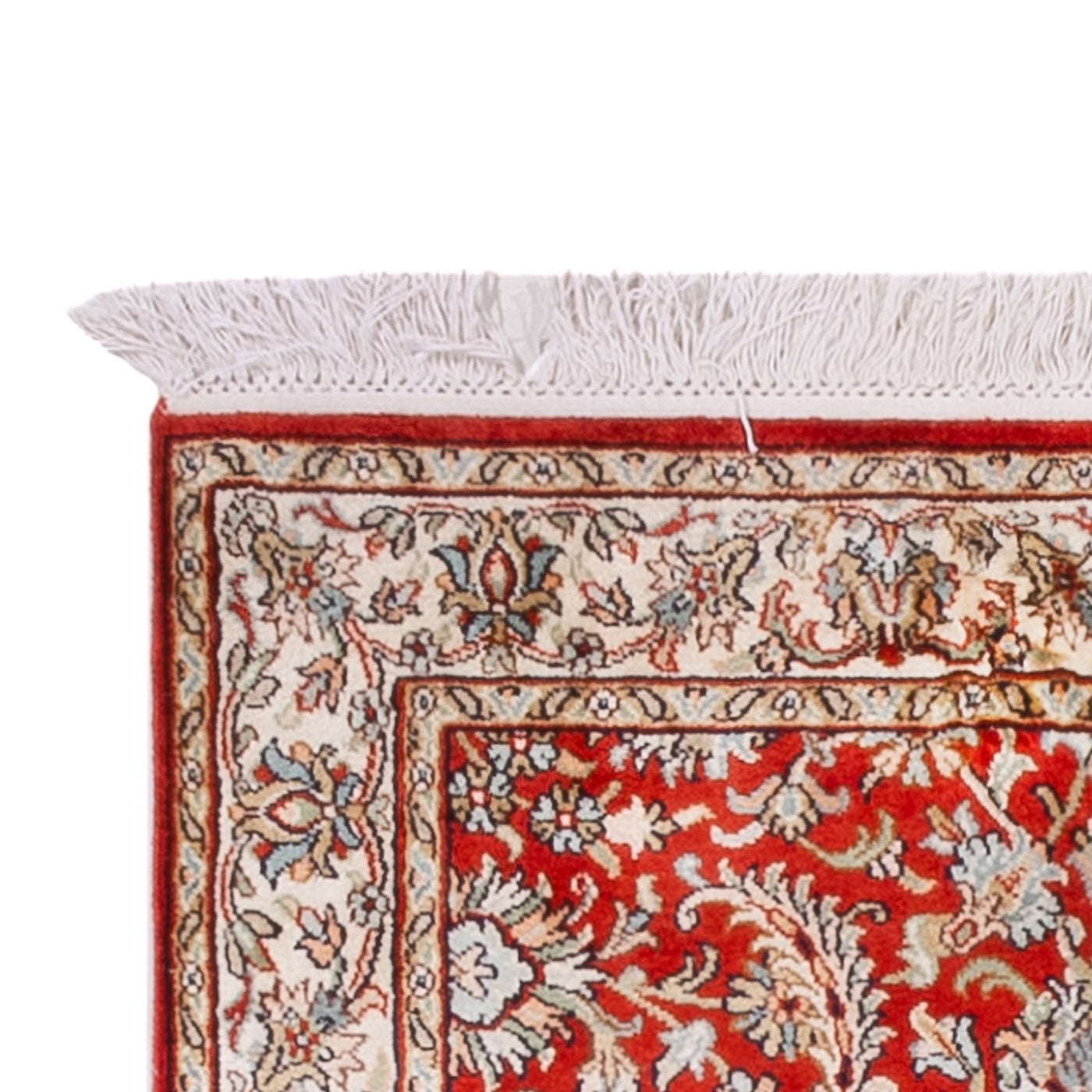 Seda da Caxemira Tapete 242x79cm - Tapete Oriental
