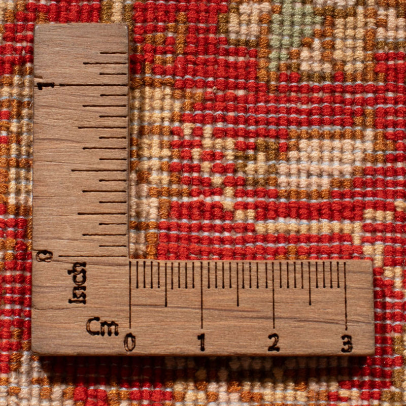 Corredor Tapete de seda - Kashmir Silk - 251 x 81 cm - vermelho