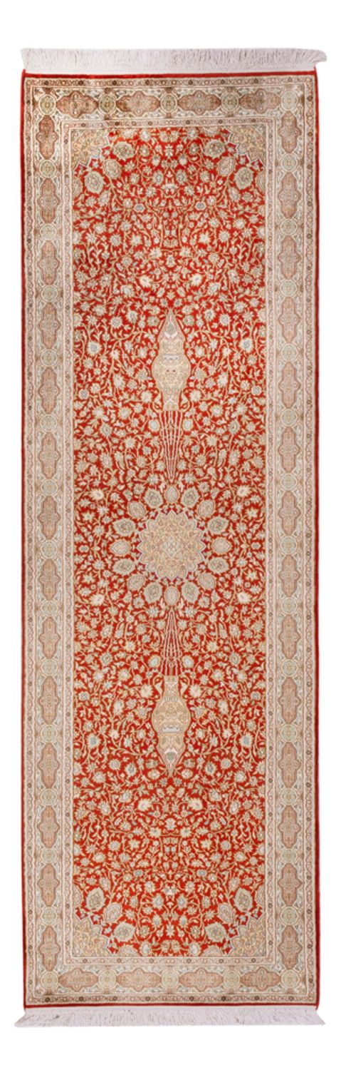 Seda da Caxemira Tapete 251x79cm - Tapete Oriental