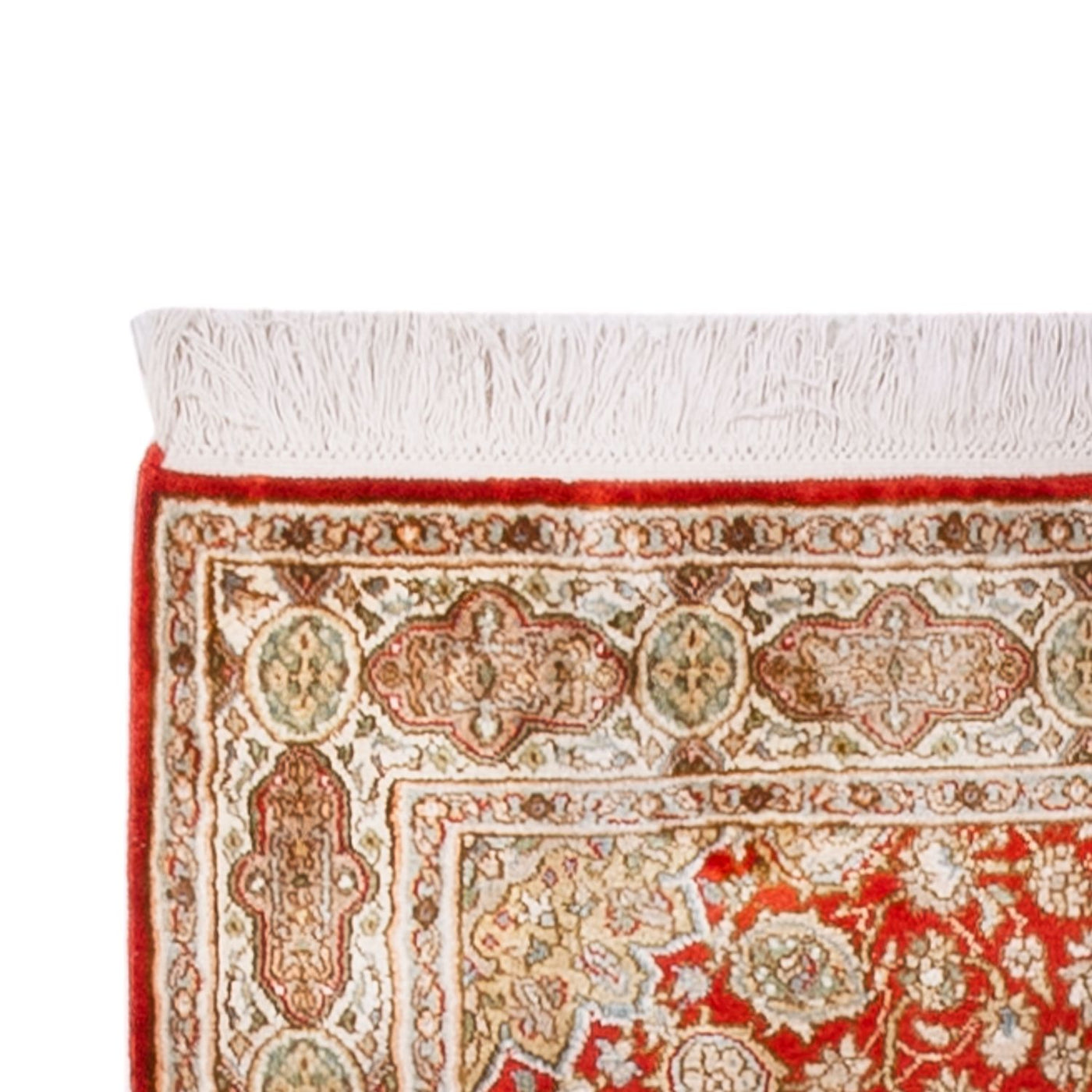 Seda da Caxemira Tapete 251x79cm - Tapete Oriental