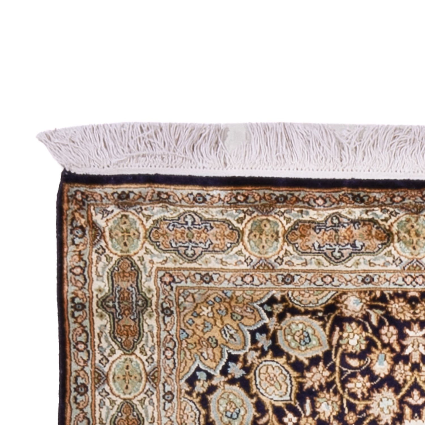 Seda da Caxemira Tapete 255x81cm - Tapete Oriental