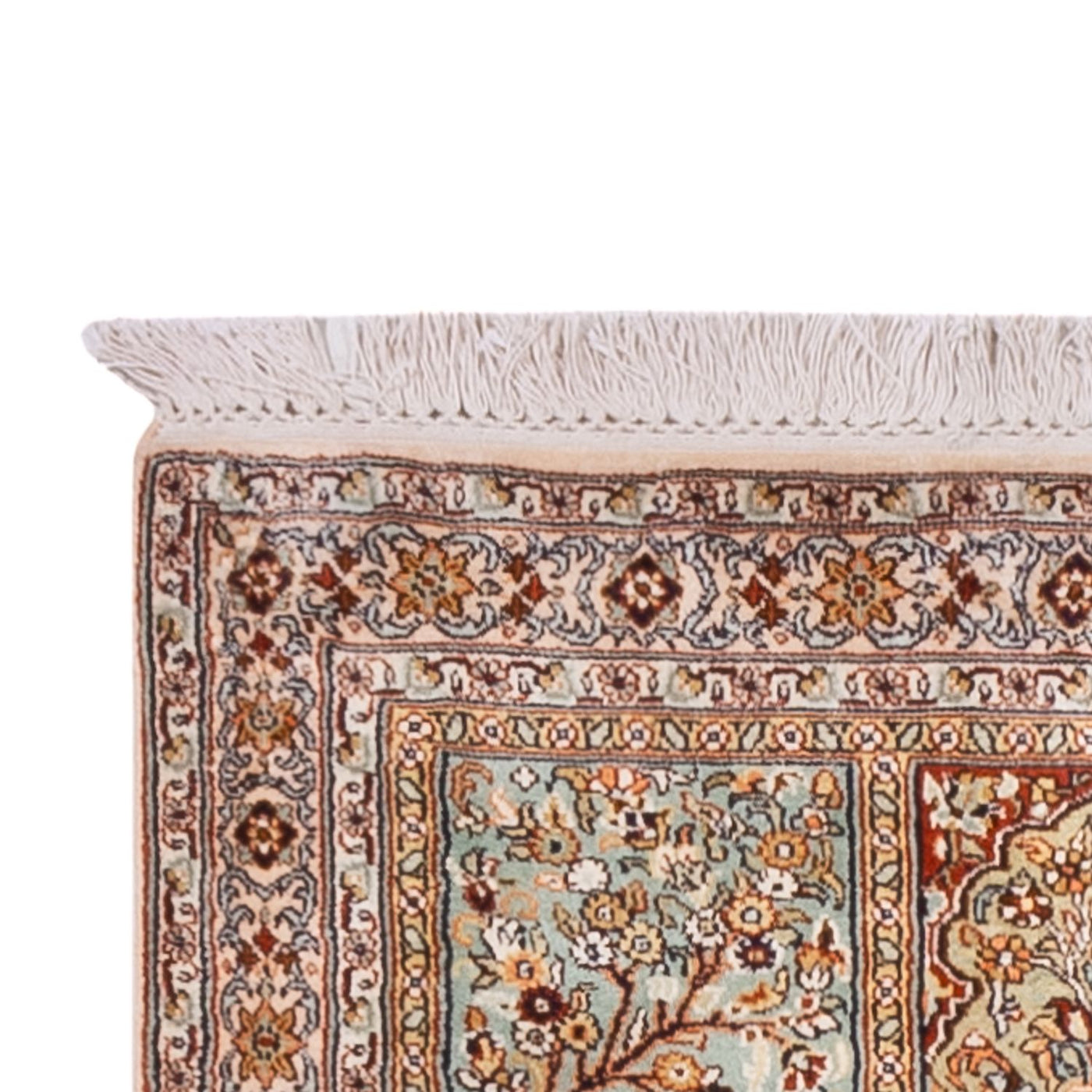 Seda da Caxemira Tapete 287x80cm - Tapete Oriental