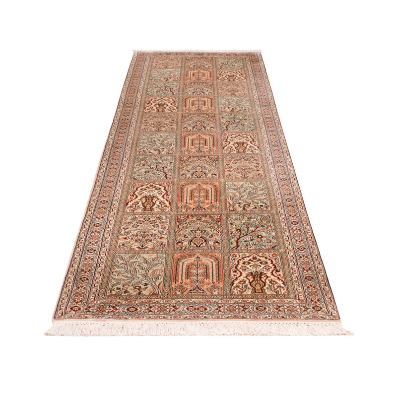 Seda da Caxemira Tapete 303x81cm - Tapete Oriental