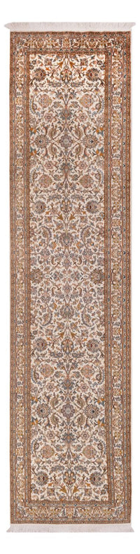 Tapete Seda da Caxemira 76x325cm - Tapete oriental - bege – product image