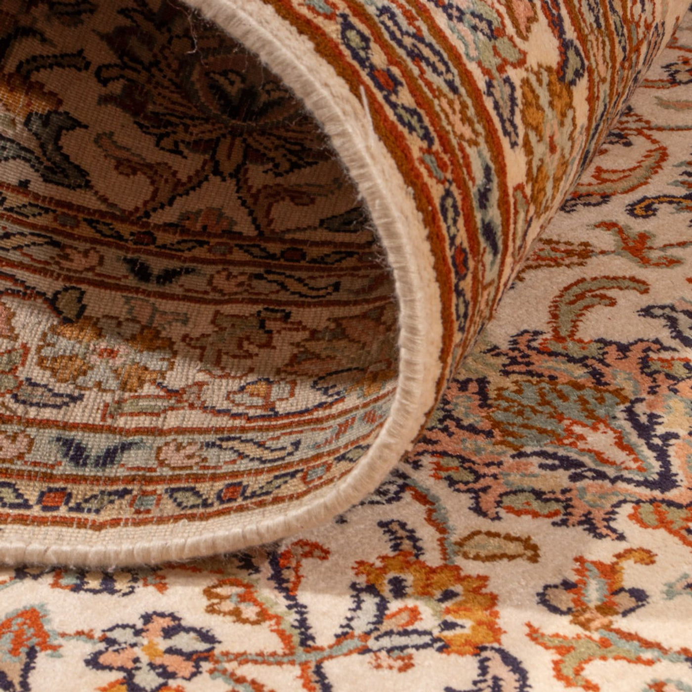 Seda da Caxemira Tapete 325x76cm - Tapete Oriental