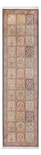 Seda da Caxemira Tapete 304x77cm - Tapete Oriental