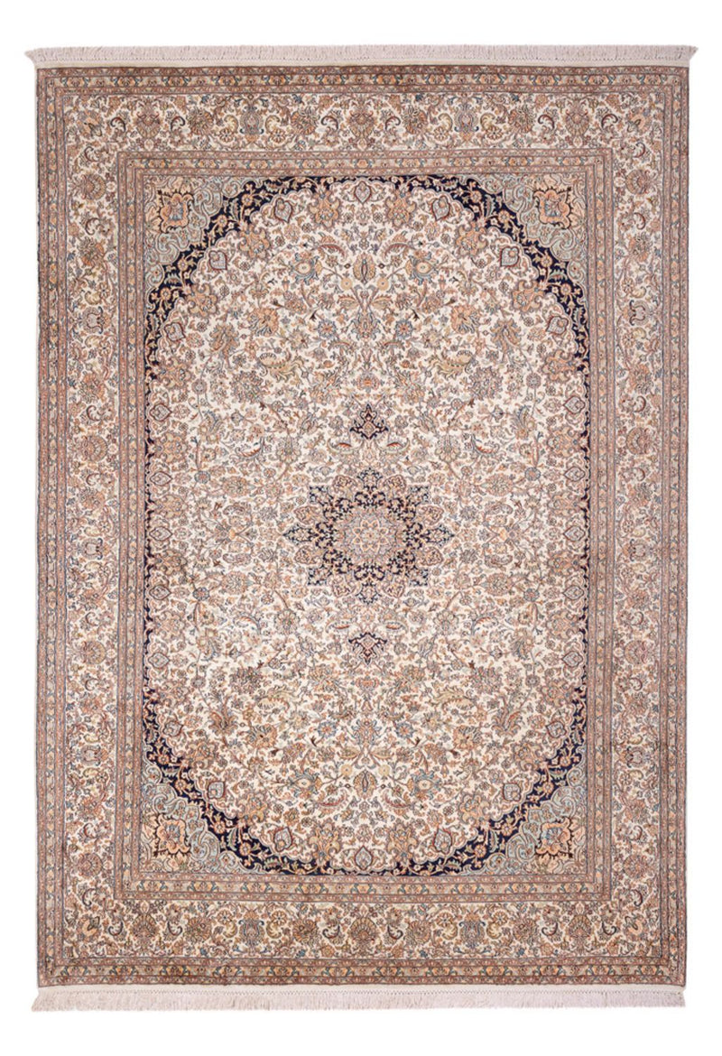 Seda da Caxemira Tapete 309x213cm - Tapete Oriental