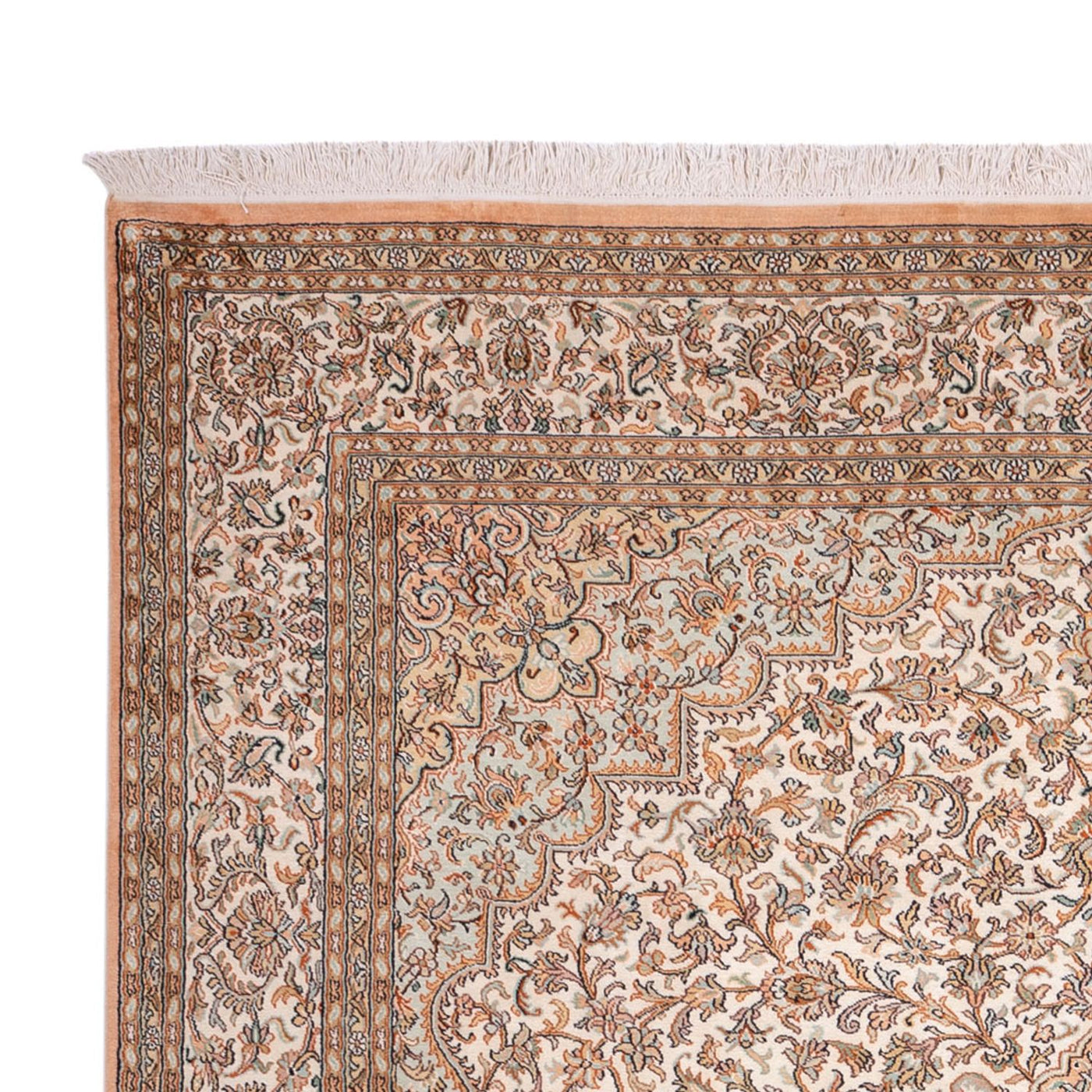 Seda da Caxemira Tapete 290x205cm - Tapete Oriental