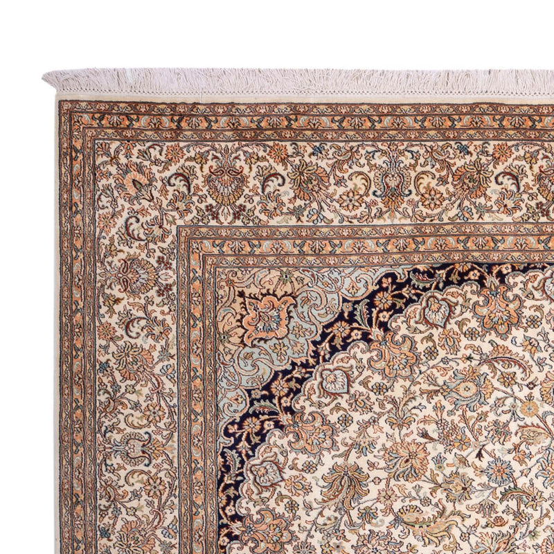 Seda da Caxemira Tapete 309x217cm - Tapete Oriental