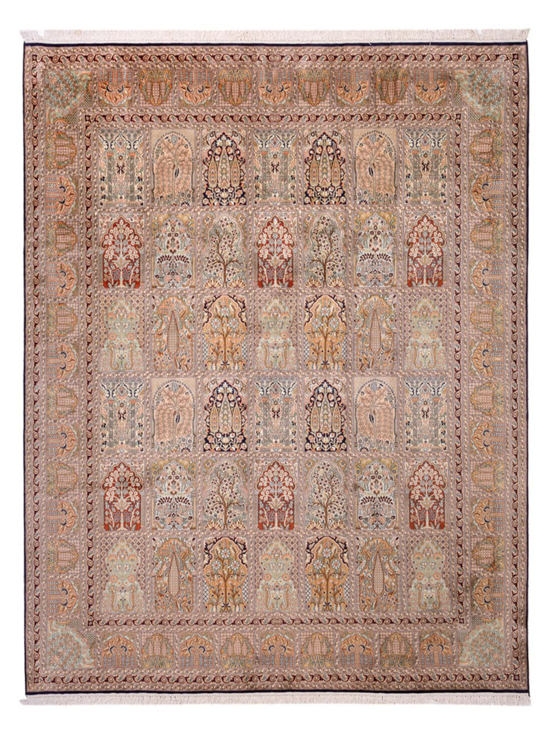 Seda da Caxemira Tapete 308x242cm - Tapete Oriental