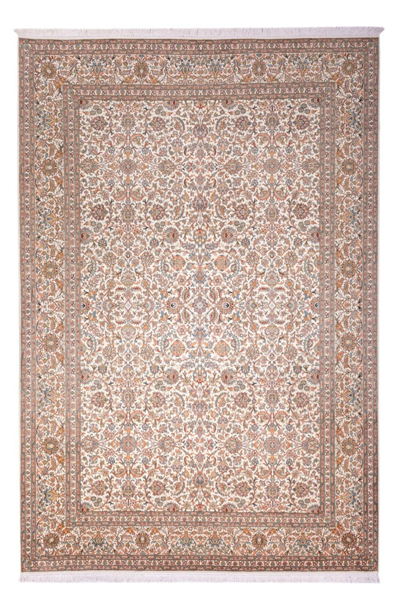 Seda da Caxemira Tapete 318x216cm - Tapete Oriental