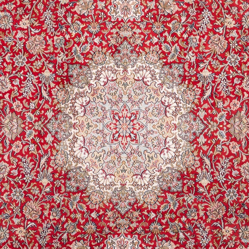 Seda da Caxemira Tapete 220x303cm - Tapete Oriental