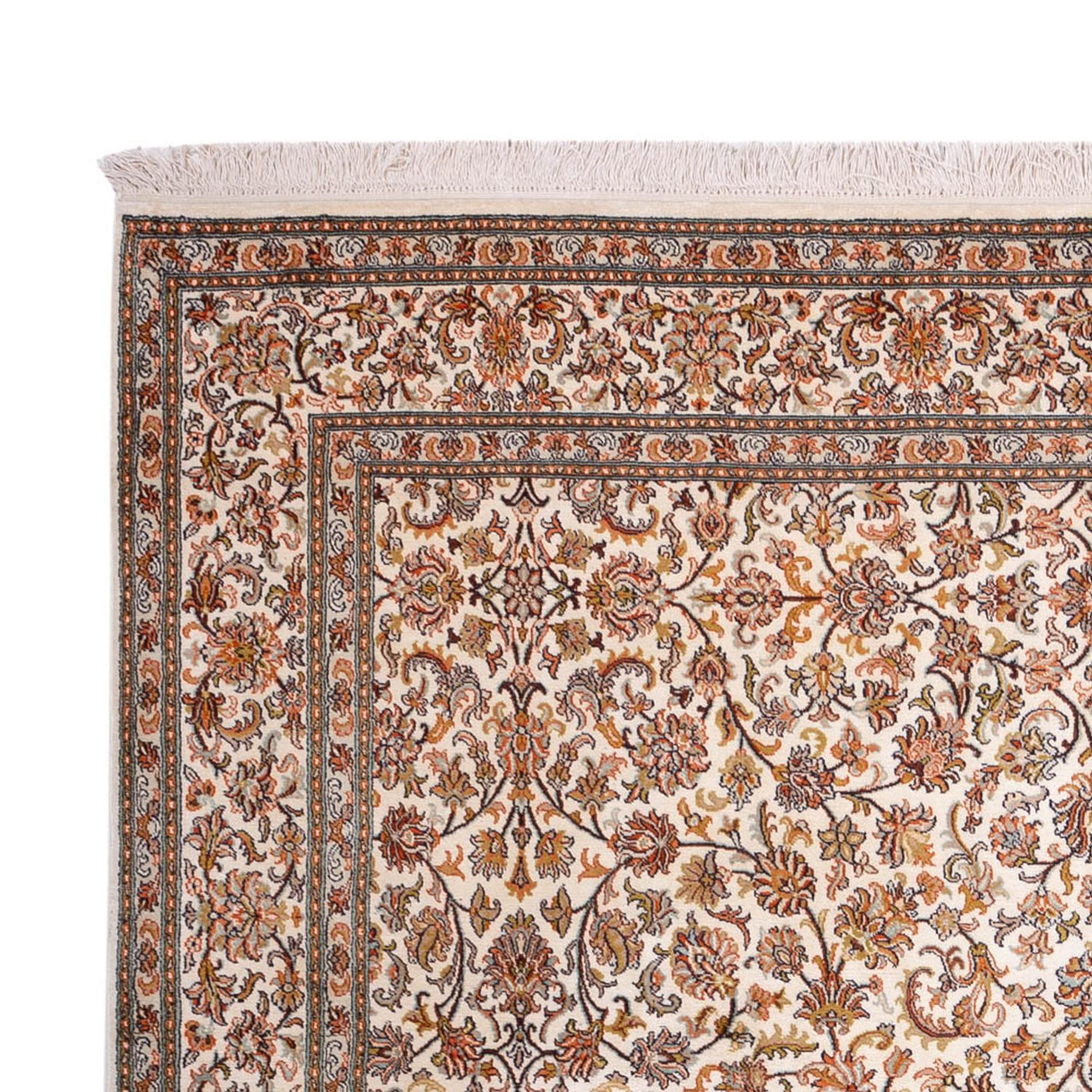 Seda da Caxemira Tapete 305x213cm - Tapete Oriental