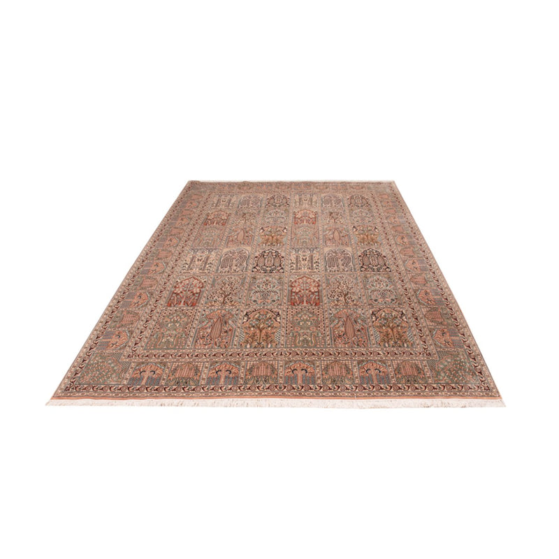 Seda da Caxemira Tapete 317x221cm - Tapete Oriental