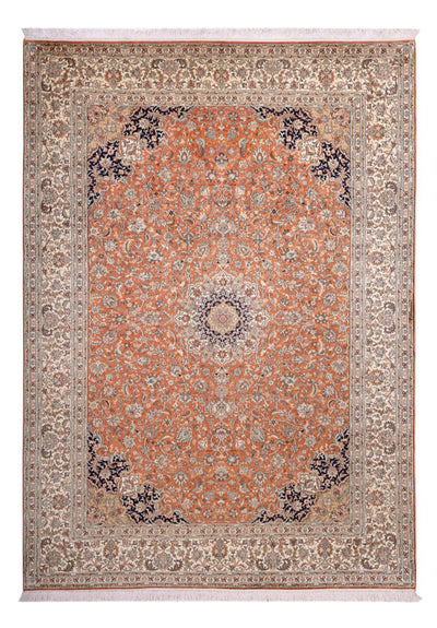 Seda da Caxemira Tapete 220x306cm - Tapete Oriental