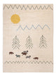 Tapete berbere 232x170cm - Tapete de lã