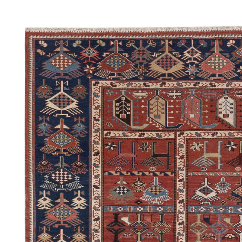 Kilim afegão Tapete 205x192cm