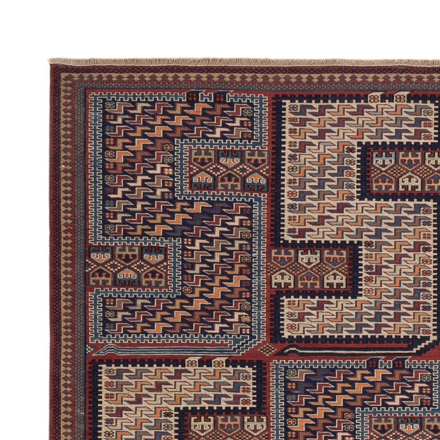 Kilim afegão Tapete 215x155cm