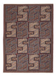 Kilim afegão Tapete 216x152cm