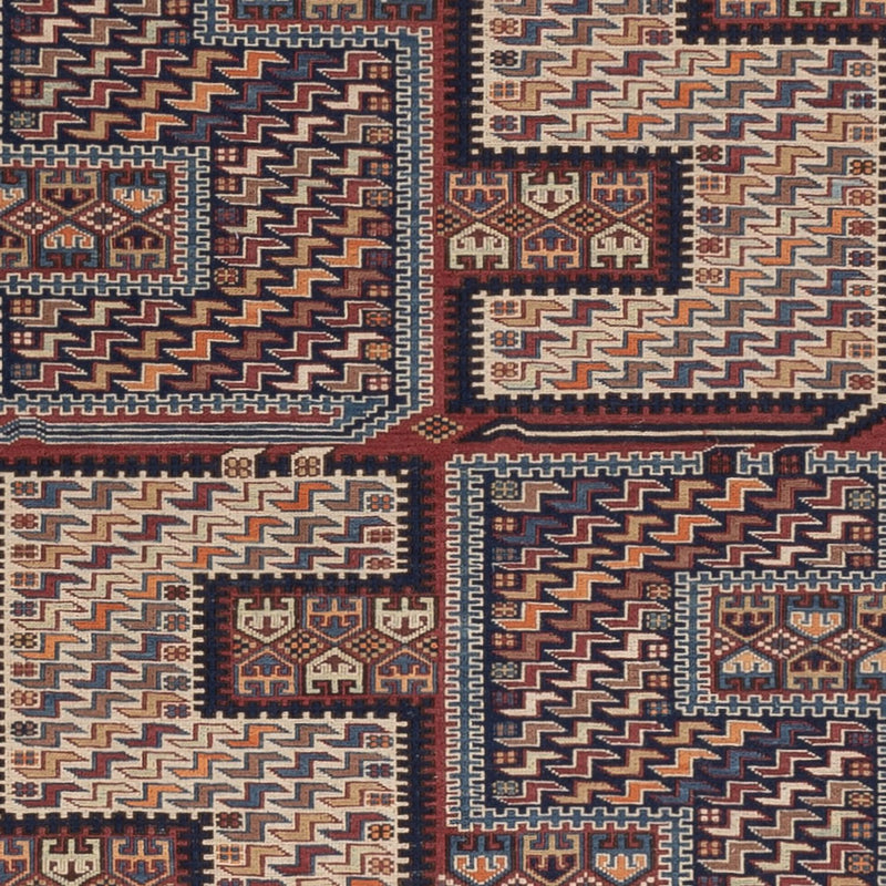 Kilim afegão Tapete 216x152cm
