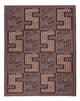 Kilim afegão Tapete 207x165cm
