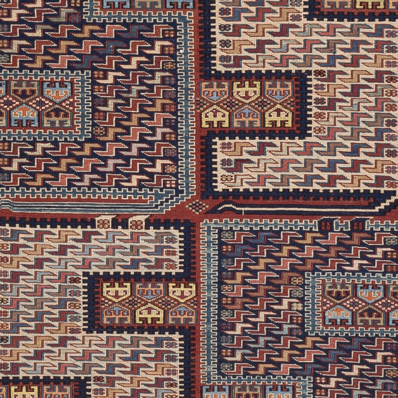 Kilim afegão Tapete 205x166cm